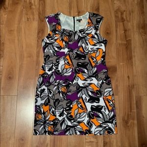 Voir Voir Stretch Pattern Dress, Size 14 NWT